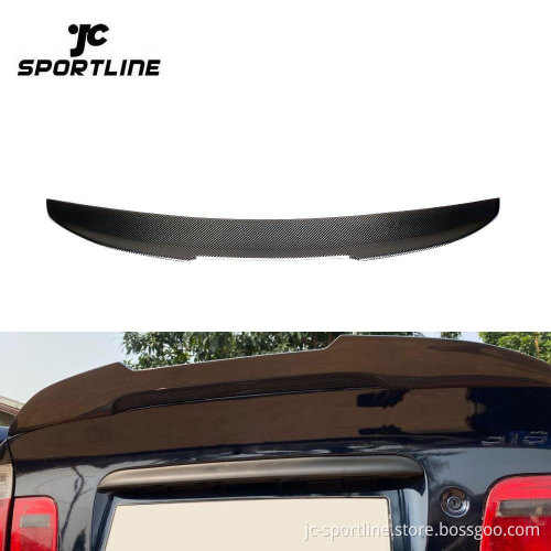 Carbon Fiber Window Roof Spoiler Wing for BMW E46 3 Series 4-Door Sedan 1996-2005